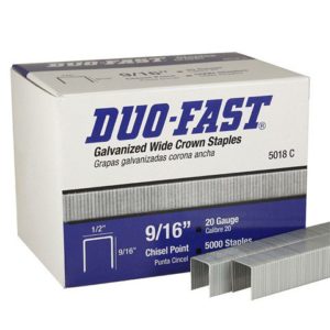 Duo-Fast W1824CGR staples 5000/box 