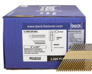 Fasco/Beck PS1021E Clipped Head Nail