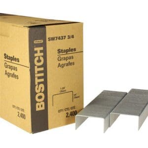 SW74373/4 Stanley Bostitch Wide Crown Staples